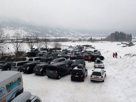 Ammergauer Alpen: access to ski resorts and parking at ski resorts – Access, Parking Steckenberg – Unterammergau